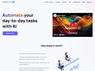 Nekton AI Task Automation