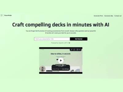 Powermode AI Pitch Deck