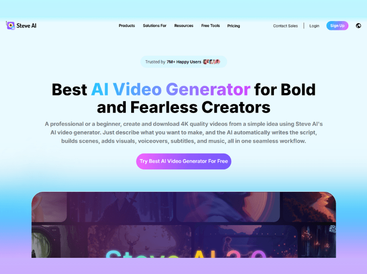 Steve AI Video Generator