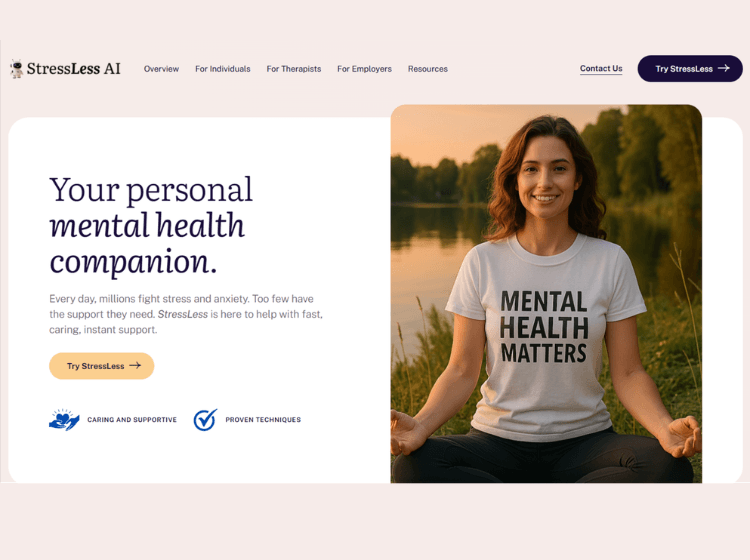 StressLess AI Mental Health