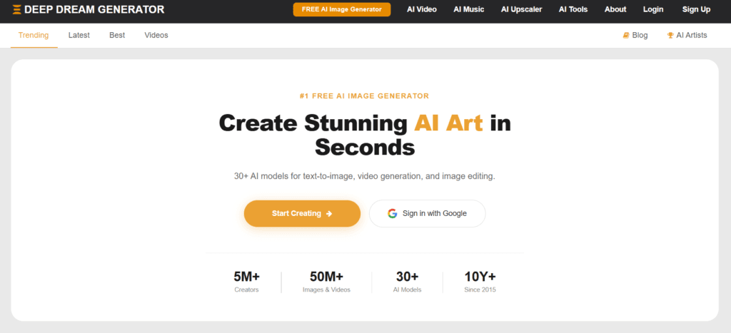 AI art generator tool