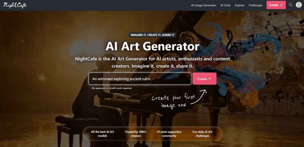 AI art creation platform