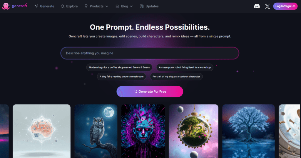 AI art generation platform