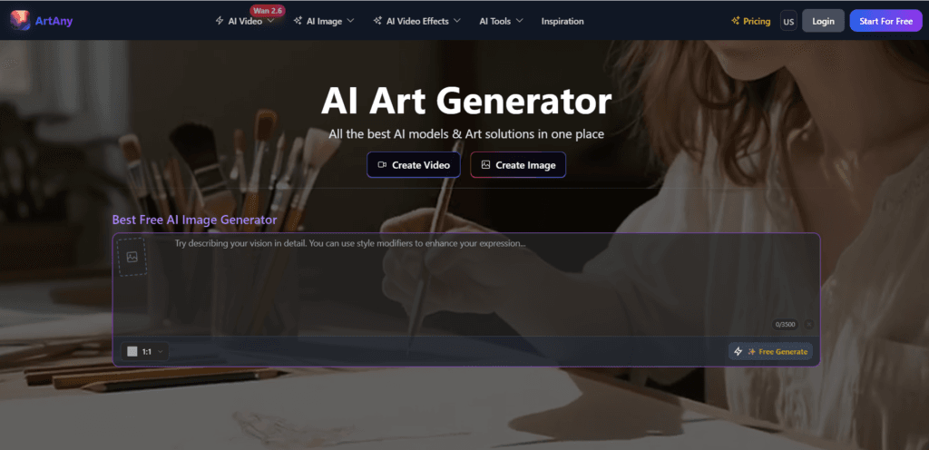 AI tool for art creation