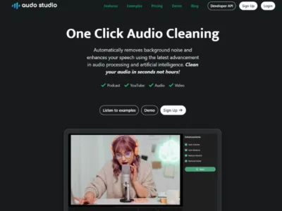 AudoStudio AI Audio Cleaning