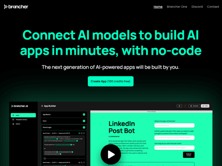 Brancher AI App Builder