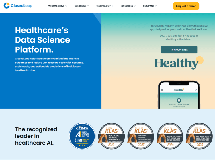 ClosedLoop AI Healthcare Tool