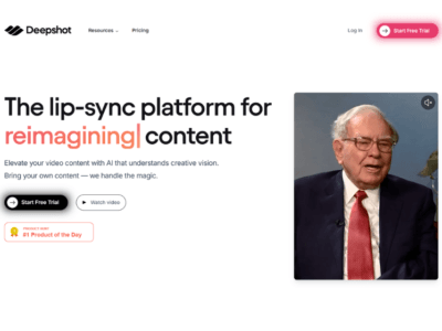 Deepshot AI Lip-Sync Platform