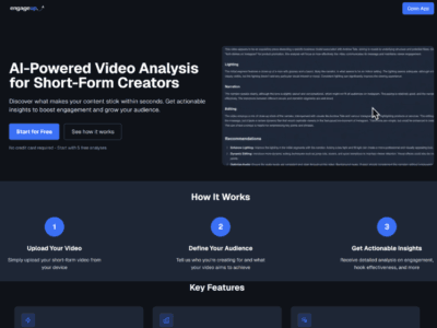 Engageup AI Video Analysis