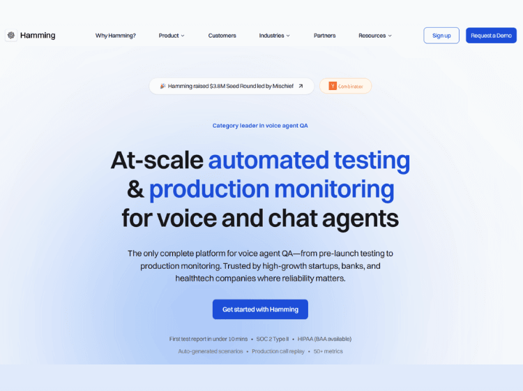 Hamming AI Voice Agent Testing