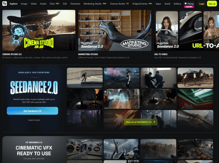 Higgsfield AI Video and Image Generation