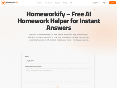 Homeworkify - Free AI Homework