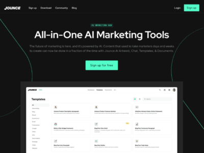 Jounce AI Copywriting Platform