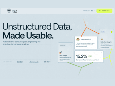 Lang AI Unstructured Data