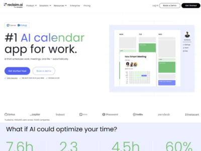 Reclaim AI Scheduling Platform