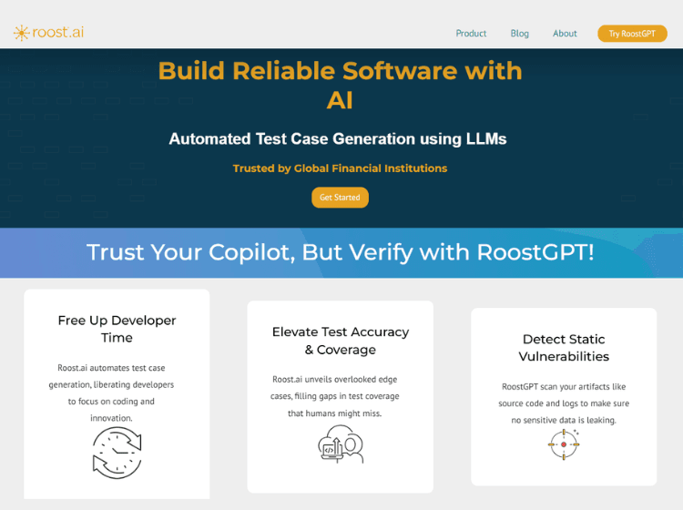Roost AI LLM Driven Testing Copilot