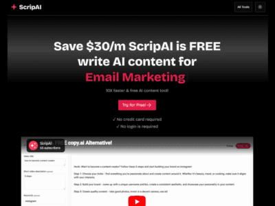 ScripAI - Free AI Writer