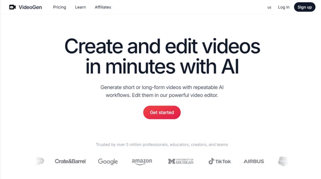VideoGen - D-ID alternative