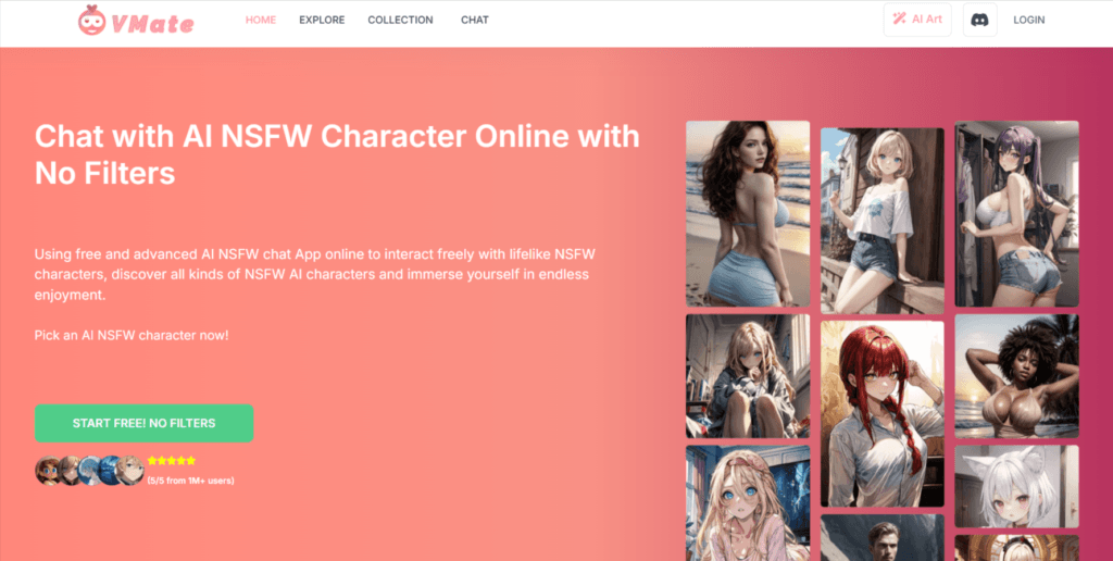 VMate as the best alternative to Candy AI 