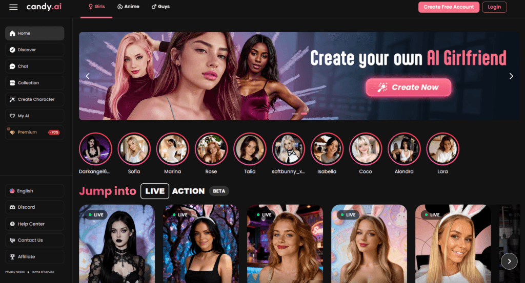 Candy AI alternatives