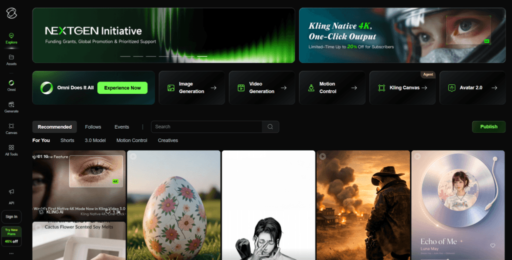 Kling AI as the best Topview alternative 