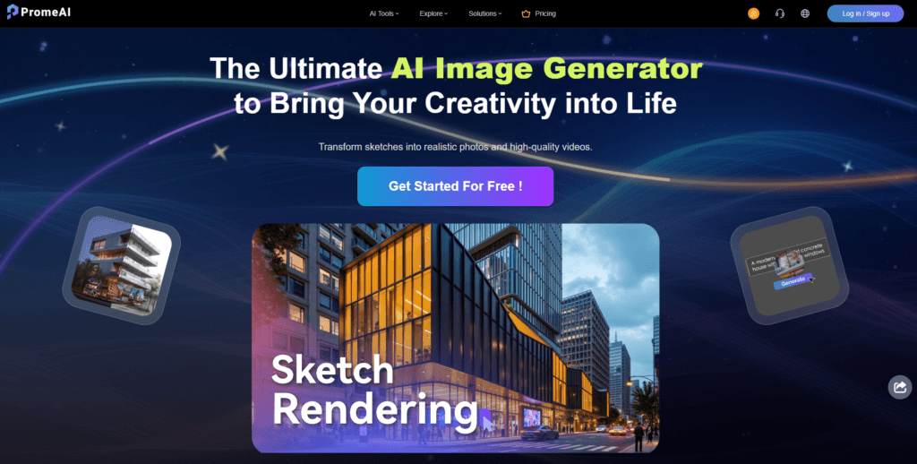 PromeAI Image Generation tool