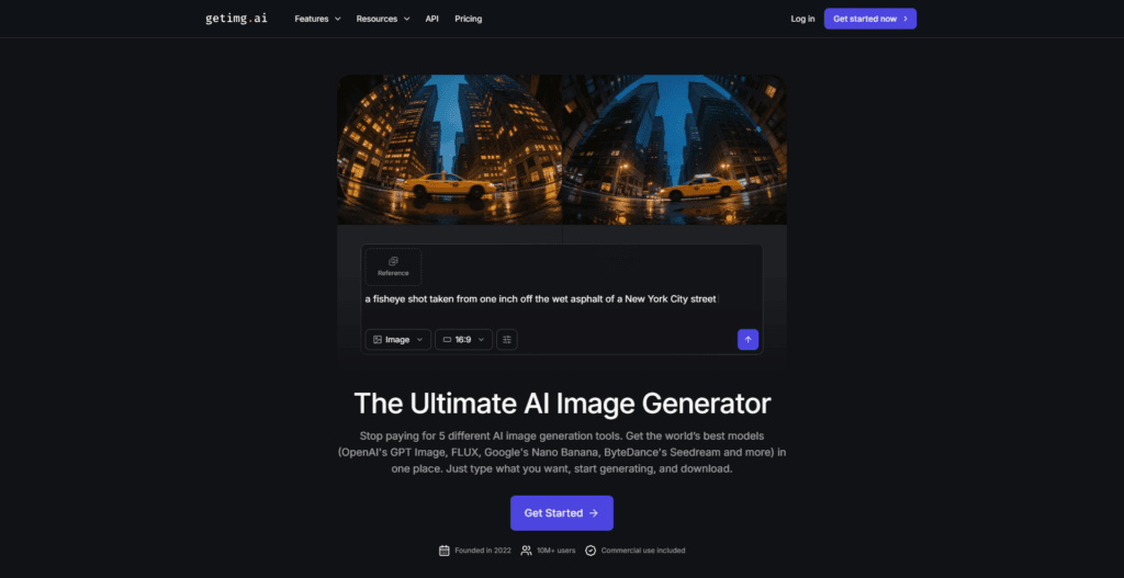  Getimg AI Image creation platform