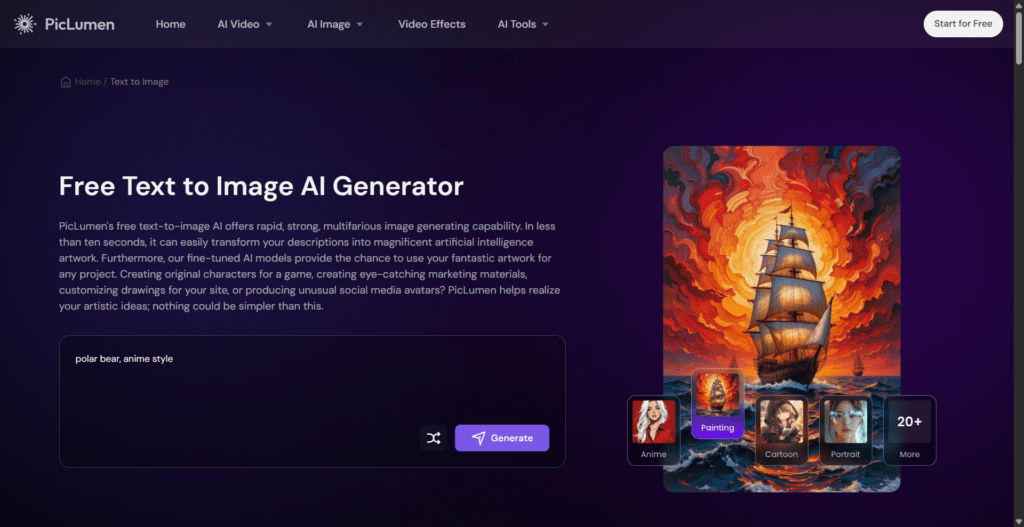 Piclumen AI Image Generator