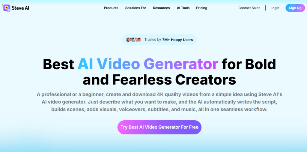 Steve AI is the alternative to HeyGen