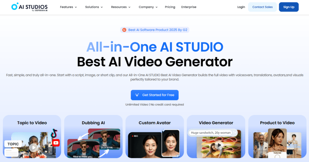 DeepBrain AI is the best HeyGen AI alternative