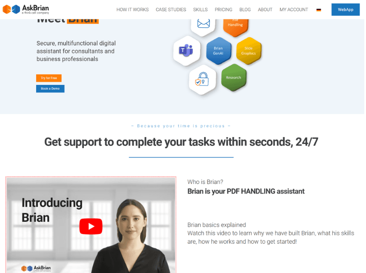 Askbrian AI Assistant for Professionals
