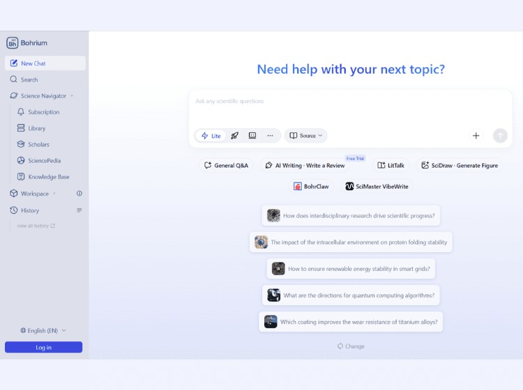 Bohrium AI Research Platform