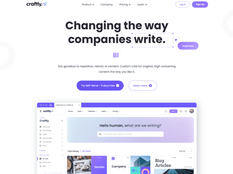 Craftly AI Writing Assistant