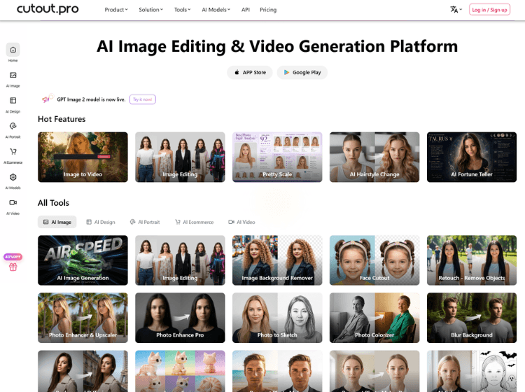 Cutout.Pro - AI Video and Image Editing