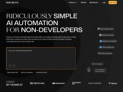 DoubleO AI Automation Platform