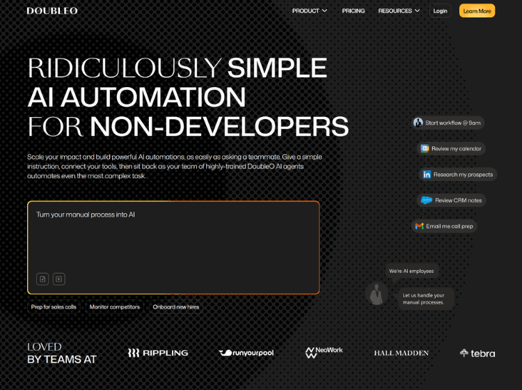 DoubleO AI Automation Platform