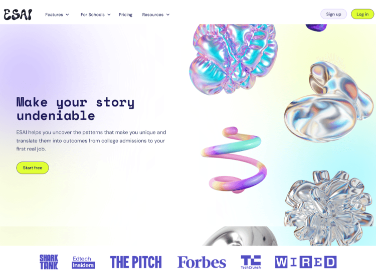 Esai AI Tools for College Essays, Internships & Jobs