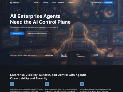 Fiddler AI Control Plane for Enterprise Agents