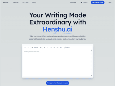 Henshu AI Writing Assistant