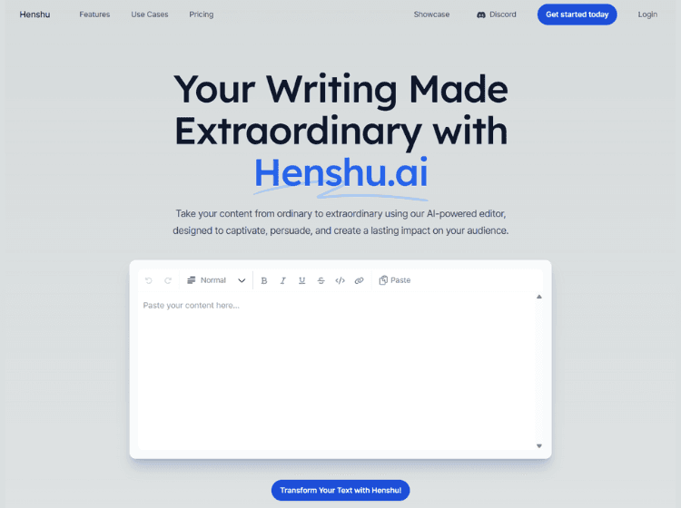 Henshu AI Writing Assistant