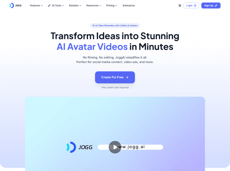 Jogg AI Video Generator