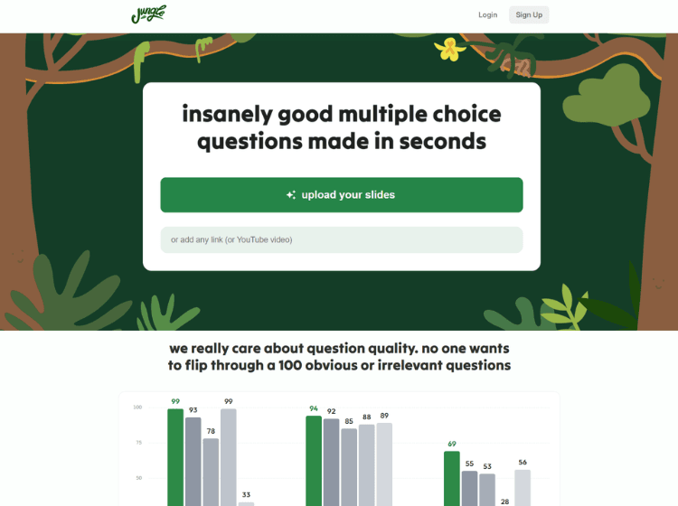 JungleAI - Create AI Flashcards