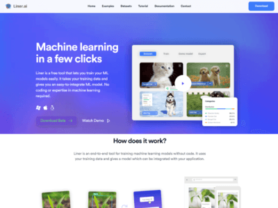 Liner AI No-Code Machine Learning Platform