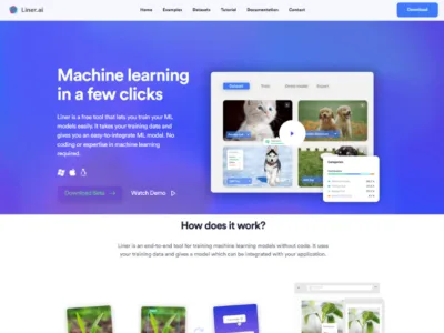 Liner AI No-Code Machine Learning Platform