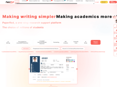Paperred Free Plagiarism Checker