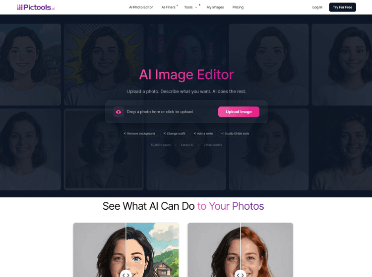 PicTools AI Image Editing Tool