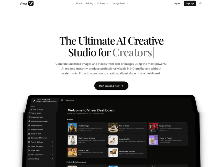 Vheer AI Image and Video Tool