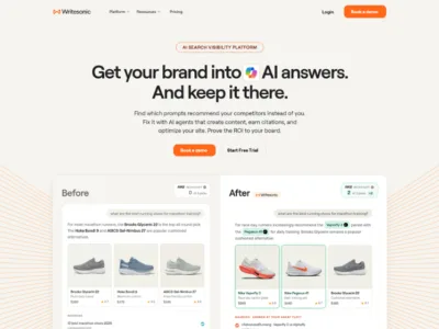 Writesonic AI Search Visibility Tool