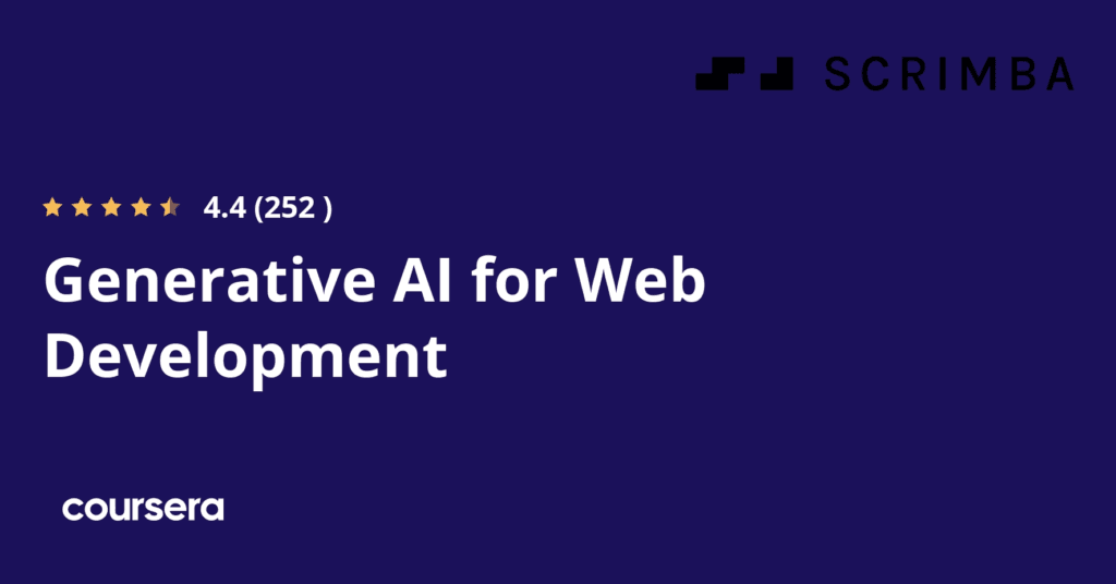 AI for Web Developers Specialization course by Per Harald Borgen on Coursera