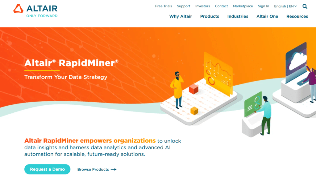 RapidMiner AI data analysis platform